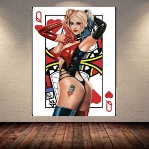 Harley Quinn Art Sexy Photo Poster Print